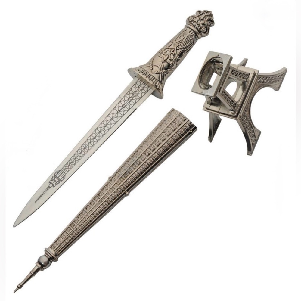 Eiffel Tower 10” Stainless Steel Dagger Letter Opener- New